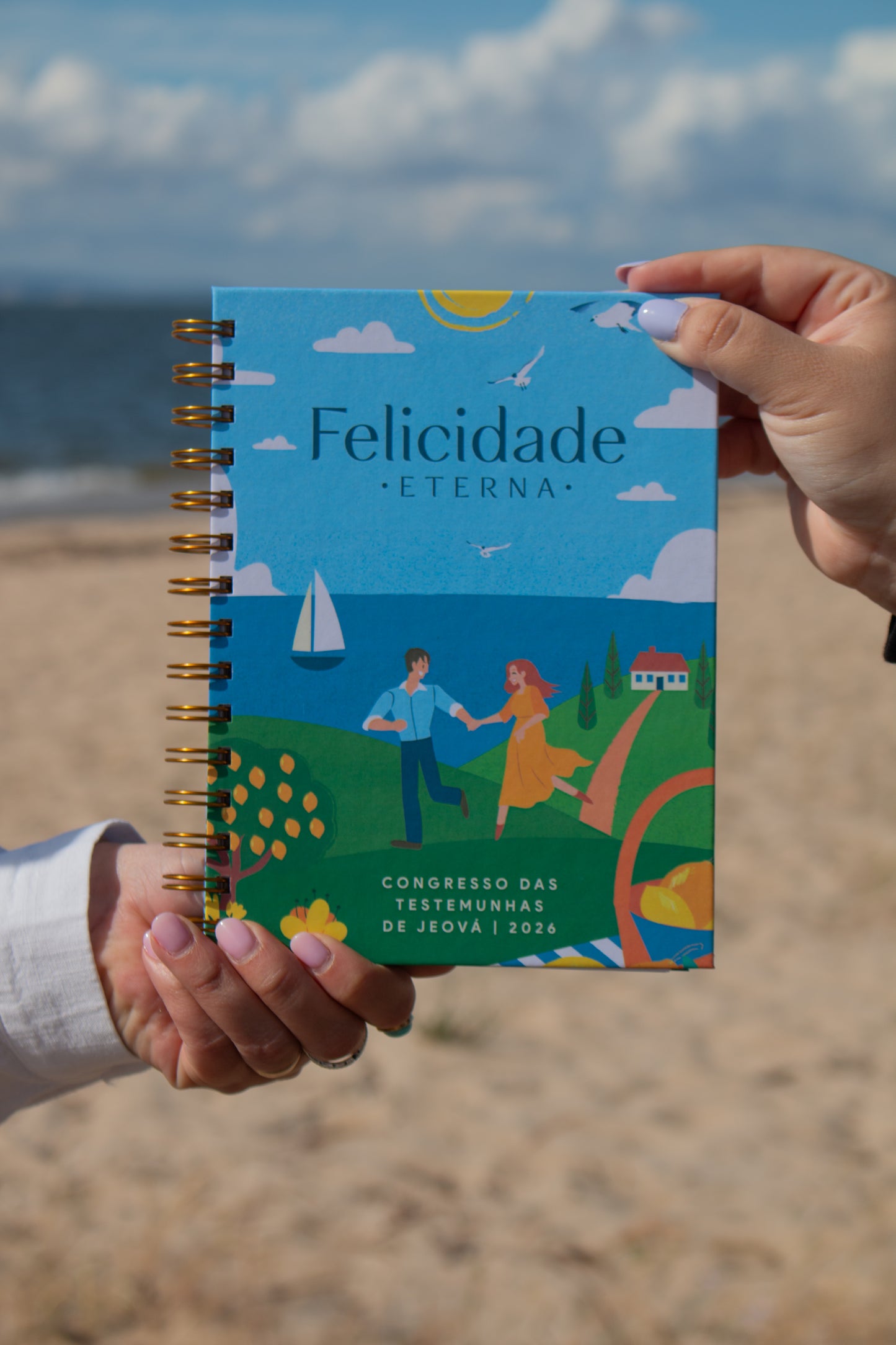 Cadernos do Congresso e Assembleias 2026/2027 – “Felicidade Eterna” | Amore Paper Co.