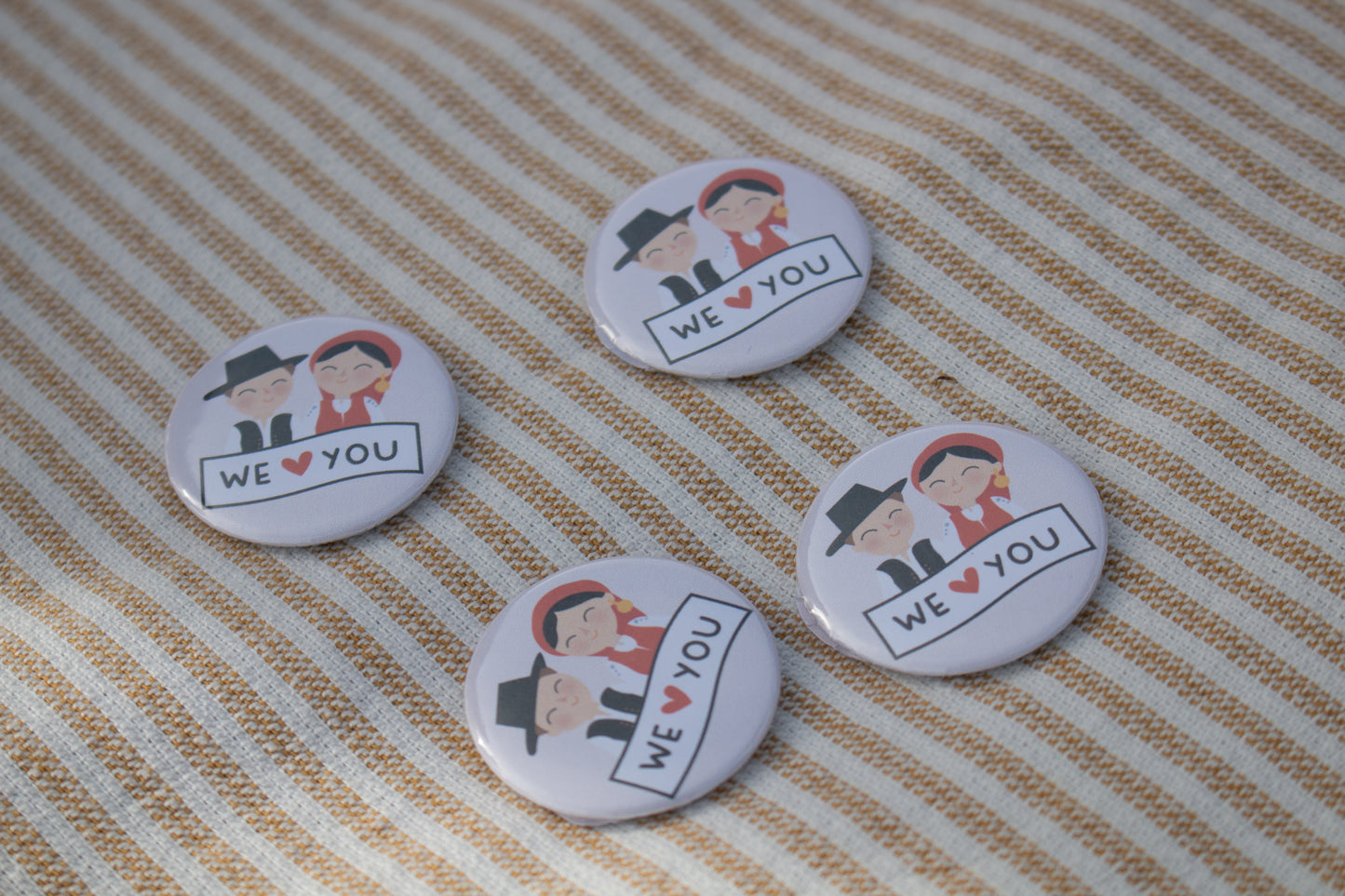 Pins do Congresso 2026 – “Felicidade Eterna” | Amore Paper Co. (Pack 5)