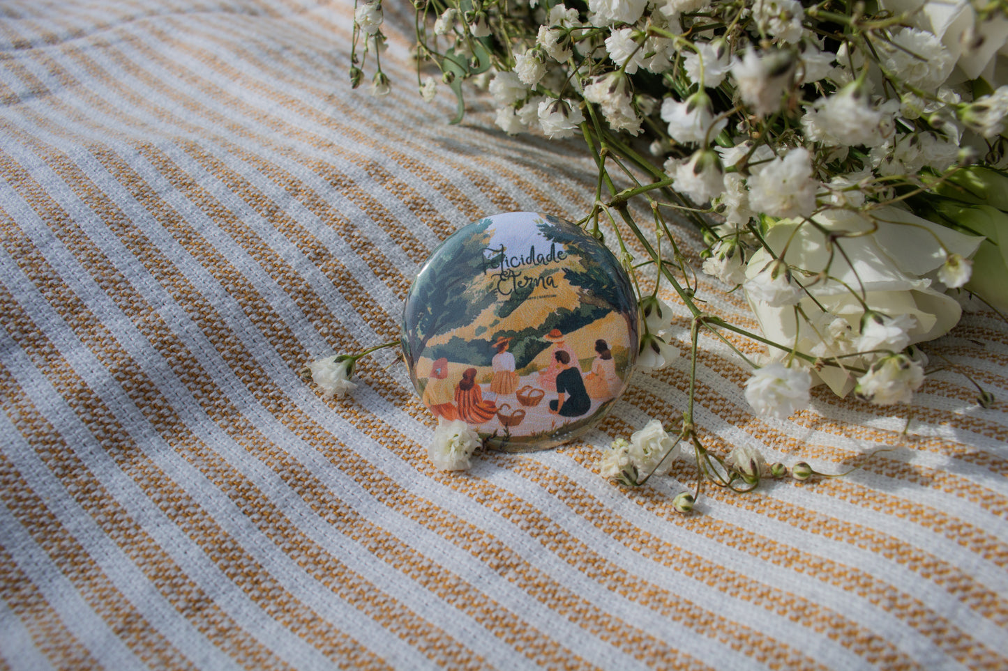 Pins do Congresso 2026 – “Felicidade Eterna” | Amore Paper Co. (Pack 5)