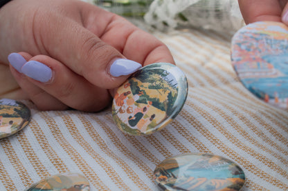 Pins do Congresso 2026 – “Felicidade Eterna” | Amore Paper Co. (Pack 5)